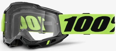 Детская маска 100% Accuri 2 Youth Neon Yellow с линзой прозрачной