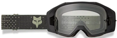 Очки-маска Fox Vue Enduro Goggle бежевые, двойная прозрачная линза