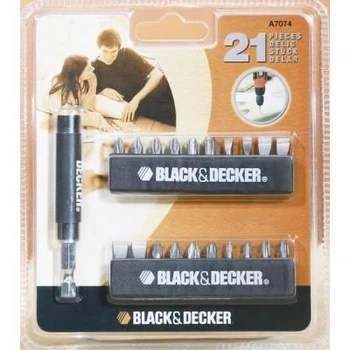 Набор бит Black&Decker -XJ 21 предм. (A7074)