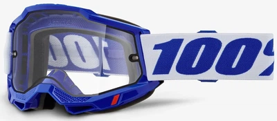 Очки-маска Ride 100% Accuri 2 Enduro сині, линза двойная прозрачная