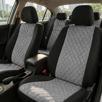 Авточехлы Antar Kia Optima 4 (JF) USA Серые антара (ANP-1103)