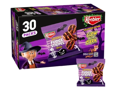 Печенье Keebler Spookie Fudge Stripes Minis Halloween 30шт, 425г