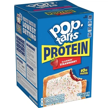 Тосты Pop-Tarts Protein Toaster Pastries Slammin' Strawberry 408г