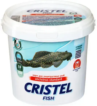 Корм для анцитрусовых рыб Cristel Ancistrus Standart 5.5 л / 3 кг (КРАК-00/2)