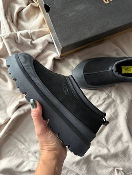 Чоботи Ugg Tasman weather hybrid замшеві чорні розмір 41