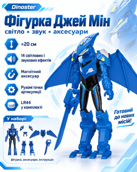 Фігурка з аксесуарами Джей Мін (світло, звук) (Dinoster)
