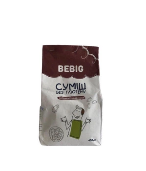 Смесь без глютена Пельмени и вареники Bebig 450 г