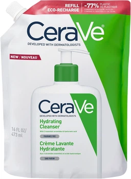 Очищающая увлажняющая эмульсия Сменный блок CeraVe для нормальной и сухой кожи лица и тела 473 мл (3337875905602)