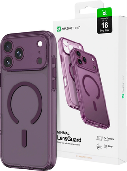 Панель AMAZINGTHING Minimal Lens Mag для iPhone 18 Pro Max Purple (4896238101598)