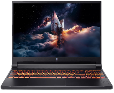Ноутбук 16" Acer Nitro V 16 AI (ANV16-42-R96W) Gaming AMD Ryzen 7 260 RAM 16GB SSD 1TB GeForce RTX 5070 Windows 11 (UKR) (102405601) - Уценка