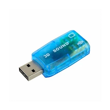 Звуковая карта Dynamode USB 6(5.1) каналов 3D RTL Blue (39623) (USB-Soundcard2.0 Blue)