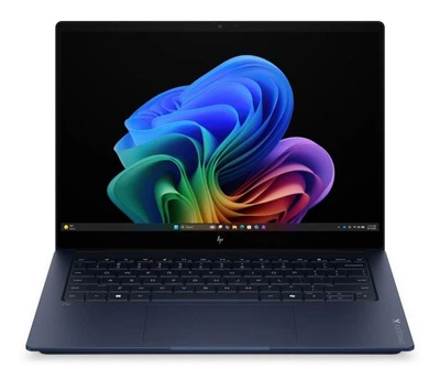 Ноутбук HP Omnibook X 14 (D8ZB9EA), Intel Core Ultra 7-356H / 14" / Touch / OLED / 120 Гц / RAM 24 ГБ LPDDR5X / SSD 512 ГБ / Intel Graphics / Windows 11 Home / Синій
