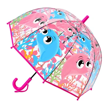 Дитяча парасолька Bambi MK 5272(Pink) довжина 68 см, тростина 63 см, діаметр 70 см, спиця 50 см