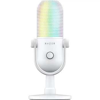 Микрофон для ПК/ для стриминга, подкастов Razer Seiren V3 Chroma White (RZ19-05060200-R3M1)