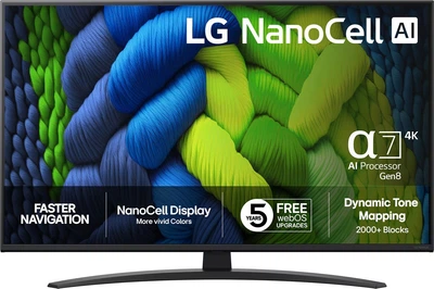 Telewizor LG 43" 43NANO82A6B