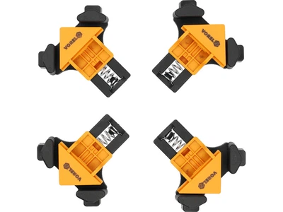 Струбцины угловые YATO пружинные 90° 5-22 мм 80 x 85 x 50 мм 4 шт (38540)