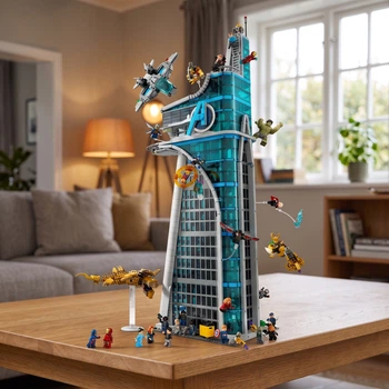 Конструктор Marvel Super Heroes Avengers Tower, Вежа месників, 5201 деталь