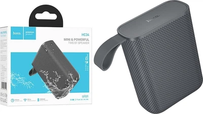 Стерео Bluetooth колонка Hoco HC34 BT5.4 1200mAh Grey (45463)