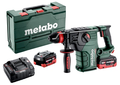 Акумуляторний комбінований перфоратор Metabo KH 18 LTX BL 35 Q, 2x5.5Ah, з/п, в кейсі metaBOX 185 XL