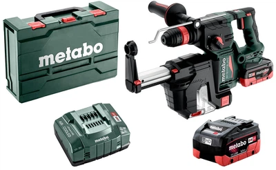 Акумуляторний перфоратор Metabo KH 18 LTX BL 24 Q Set ISA, 2x5.5Ah, з/п, в metaBOX 185 XL