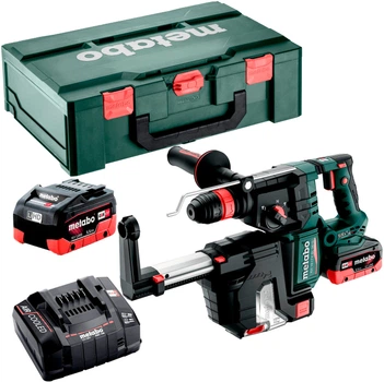 Акумуляторний перфоратор Metabo KH 18 LTX BL 28 Q SET ISA, 2x5.5Ah LiHD, з/п ASC 145, в MetaBox 185 XL