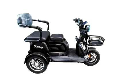 Электроскутер трицикл Crosser TR-1 10" (600W 72V 20Ah) Чёрный