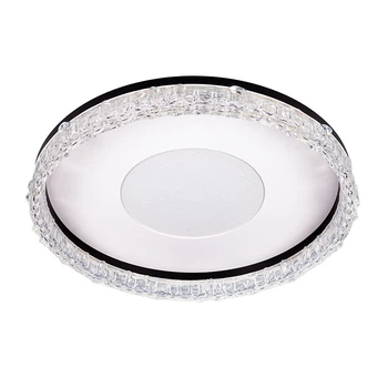 Потолочная декоративная светодиодная LED люстра 50 W Черная (25981)