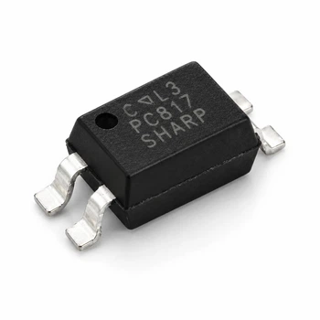 Оптопара PC817 EL817 SHARP оптрон 5000 В SMD SOP-4