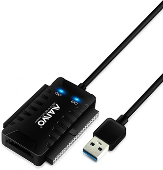 Адаптер Maiwo SSD / HDD 2,5" к портам USB 3.0 с Блоком питания (K132U3IS)