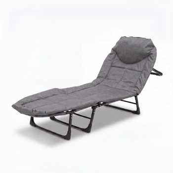 Розкладне ліжко Relax Outdoor 180×60×30 см, 5 положень спинки, металевий каркас, матрац Oxford 600D, максимальне навантаження 150 кг, вага 7,5 кг