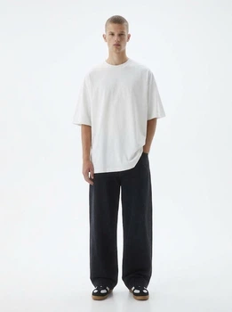 Футболка Pull & Bear білий QFJCQ249 M