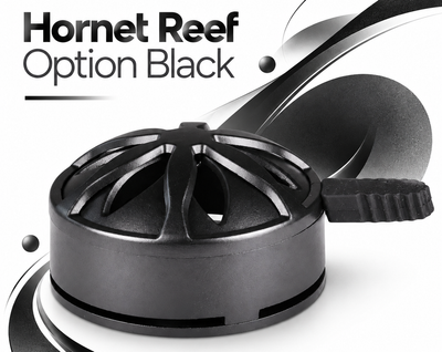 Калауд для вугілля Hornet Reef Option Black регулятор жару 7,5 см чорний з алюмінію