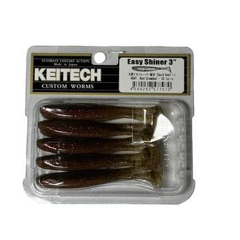Силікон Keitech Easy Shiner 3" #404 Red Crawdad (10 шт/уп),1551.02.77