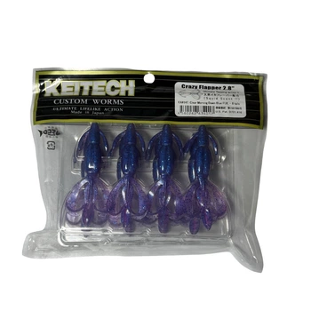 Силікон Keitech Crazy Flapper 2.8" EA#14 clear morning dawn (8 шт/уп),1551.11.89
