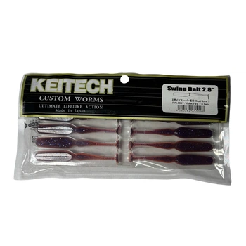 Силікон Keitech Swing Bait 2.8" PAL#09 Violet Fire (8 шт/уп),1551.15.01