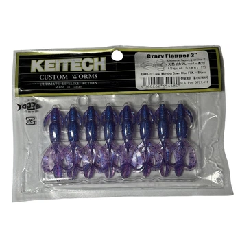 Силикон Keitech Crazy Flapper 2" EA#14 clear morning dawn (8 шт/уп),1551.14.59
