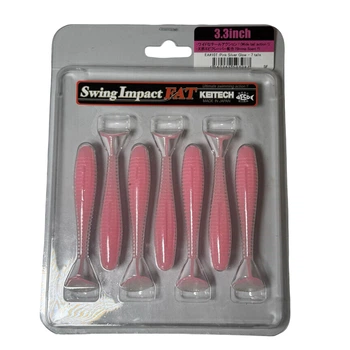 Силикон Keitech Swing Impact Fat 3.3" EA#10 Pink Silver Glow (7 шт/уп),1551.07.06