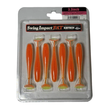 Силикон Keitech Swing Impact Fat 3.3" PAL#04 Sun Shine Lemon (7 шт/уп),1551.07.11