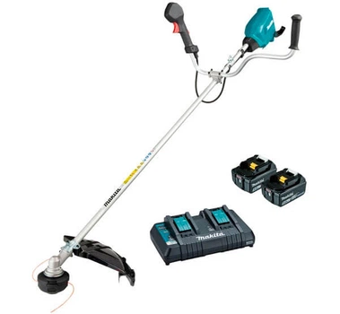 Акумуляторний тример Makita DUR369APT2, 2x5.0 Ah, з/п DC18RD