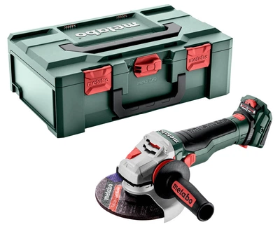 Акумуляторна кутова шліфмашина Metabo WVB 18 LTX BL 15-150 Quick, каркас в MetaBOX 165 L