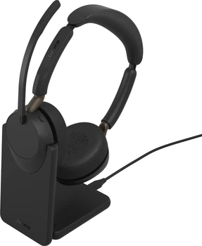 Słuchawki Jabra Evolve3 65 UC Stereo Link 390c + Charging Dock Black (36599-989-889)