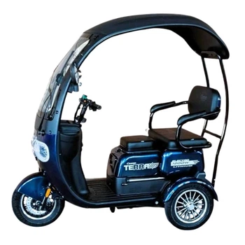 Електричний трицикл Corso «Terra» TR-420662 (1) двигун 1200W, акумулятор LMFP 72V/24Ah, колеса 300-10, в коробці - Синій