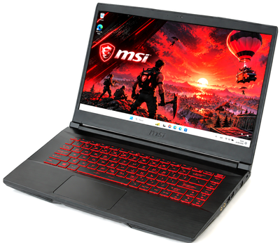 Ноутбук MSI GF63 Thin 11SC Core i5-11400H GTX 1650 Max-Q 4GB 16GB DDR4 SSD 512GB 15.6" FHD Чорний Б/У