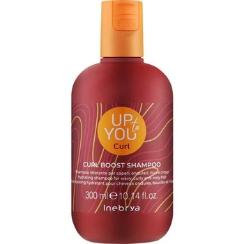 Шампунь для кучерявого волосся за методом Curly Girl Inebrya Up To You Curl Boost з екстрактами банана, манго та малини 300 мл