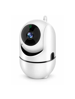 Розумна IP Wifi камера FullHD, з автотрекінгом і датчиком руху, нічним баченням, оберт 360°+ радіоняня, Біла (3853447068)