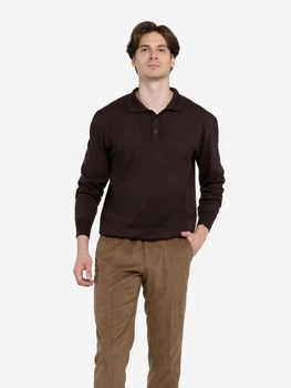 Джемпер чоловічий Arber з вовною Polo N-AVT-156 XXL зріст 5 коричневий (M10.15.38.631)
