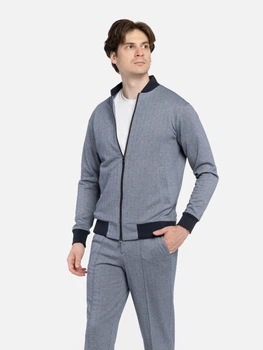 Бомбер чоловічий Arber трикотажний Jersey Bomber ASKR-38 XXXL зріст 5 синій (M17.27.06.632)
