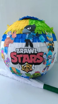 Піньята Казковий світ Brawl Stars Бравл Старс біла куля 118см