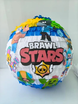 Піньята Казковий світ Brawl Stars Бравл Старс куля біла 110см
