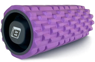 Ролик для масажу EasyFit EVA фіолетовий 33×14 см для масажу спини йоги та реабілітації (EF-2020a-V)